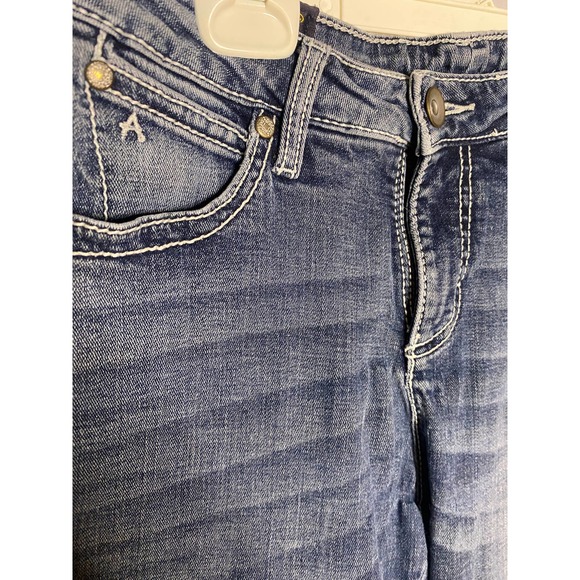 Aura Wrangler Denim Jeans Straight 4 - Picture 2 of 6